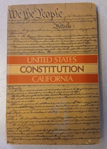 United States Constitution & California 1975 - 1976 Paperback US Senate - Picture 1 of 6
