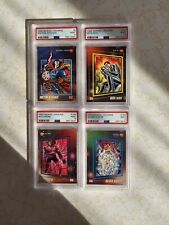 1990s Marvel Universe Lot of 4 PSA 9 MINT Avengers Iron Man Wolverine