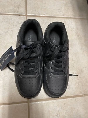 Zapatos polo para niños de Estados Unidos, nuevos, negros, talla 3,5 M (6 años en adelante) Foto 1 de 4