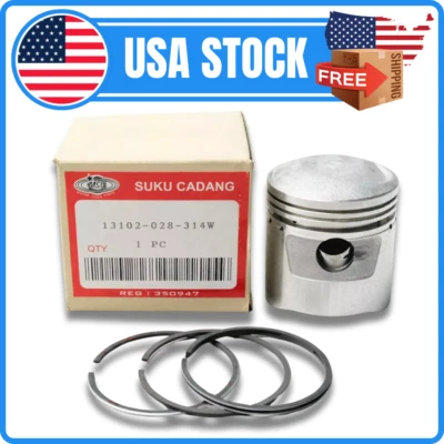 Комплект поршней и колец для Honda S90 CL90 SL90 CT90 ATC90 ST90 OS 0.25 вторичный рынок - Изображение 1 из 4