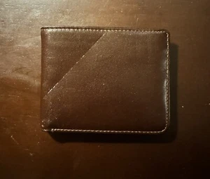 Perry Ellis Portfolio Slimfold 2-in-1 System Wallet Brown Leather - Picture 1 of 7