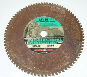 EAB 12" x 80 Teeth Metal Cutting Miter Saw Blade Aluminum Non-Ferrous Industrial - Bild 1 von 8