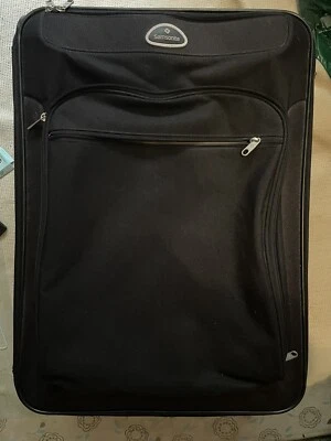 Samsonite Suitcase, H60x L43x W24, Samsonite 2 Wheel Handle Black Vgcon - Image 1 of 4