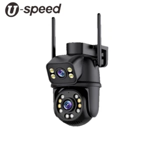 Telecamera WiFi HD Impermeabile Esterno 360 Gradi Sorveglianza Doppia Obiettivo Doppio Schermo - Foto 1 di 5