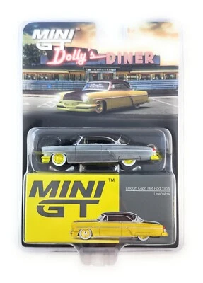 MINI GT Lincoln Capri Custom Hot Rod 1954 лайм желтый MGT00794 1/64 CHASE - Изображение 1 из 4