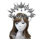 Crown Headband Baroque Tiara Crown Gorgeous Headdress Gold Silver