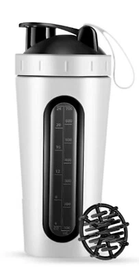 Stainless Steel Shaker Bottle, 28oz, Non Insulated, diswasher safe, BPA Free - Image 1 of 4