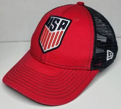 USA Soccer - New Era 9Forty - Snapback Trucker Hat Cap - Youth OSFM - Image 1 of 4
