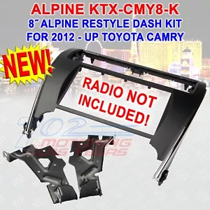 KIT DE TABLERO DE RESTYLE ALPINE KTX-CMY8-K PARA GPS ALPINE 8" EN 2012-UP TOYOTA CAMRY NUEVO - Imagen 1 de 2