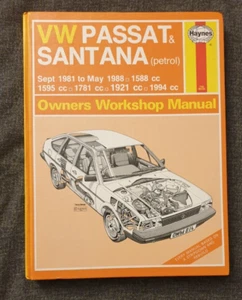 VW Passat & Santana (MK2) Haynes Manual - Picture 1 of 7