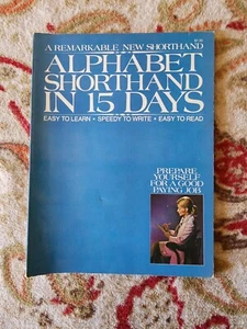 Alphabet Shorthand in 15 Days by Adolph Gerstenzang (1966 Paperback) - Picture 1 of 4