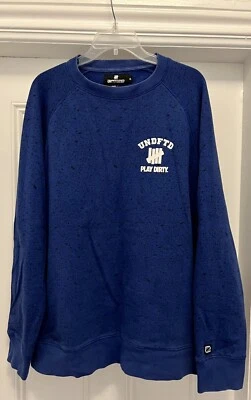 Authentic Undefeated UNDFTD Play Dirty Blue Sweatshirt XL - Image 1 of 4
