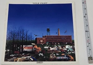 Title Fight 4x4 Shed Sticker (Authentic) Run for Cover Records Rare Hardcore - Picture 1 of 5