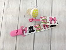 Pacifier Clip Holder Pacifier Military Ribbon Baby Gift Stocking Stuffer Daddy