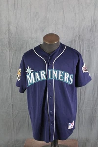 Seattle Mariners Trikot (VTG) - Edgar Martinez 11 Russell Atheltic - Größe 44 - Bild 1 von 12