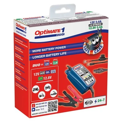 Optimate 1 Duo 12V Lead-Acid | AGM | GEL | Lithium Battery Charger Optimiser - Image 1 of 4