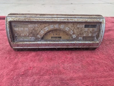 1940 1941 1946 Chevy GMC camioneta pickup velocímetro cuadro de instrumentos bisel Foto 1 de 4