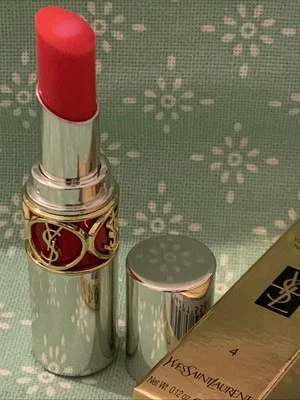 YVES SAINT LAURENT YSL Volupte Tint-In-Balm Glow Lippenstift 4 Desire Me Pink Pink Glossy Shine Rare