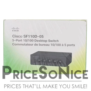 Cisco SF110D-05 - Conmutador de escritorio de 5 puertos - Nuevo - Imagen 1 de 2
