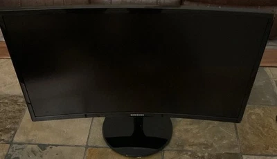 Samsung C24F392FHN 24" HD LED Curved Monitor - Black - Image 1 of 4