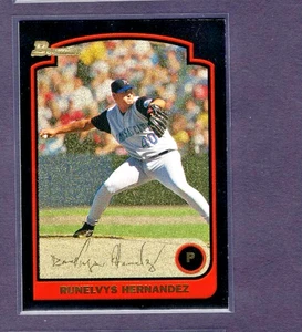 Bowman Metallic Gold Veteran Prototype #59 2003 Runelvys Hernandez Royals SP 1/1 - Imagen 1 de 2