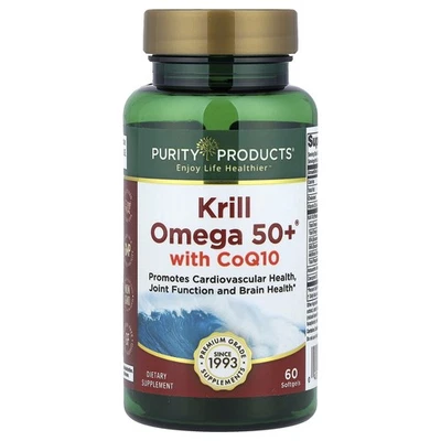 Krill Omega 50+® con CoQ10, 60 cápsulas blandas Foto 1 de 2
