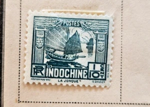 Indo-China 1931 Sc# 143 Junk Boat 1/10c Indochina - Picture 1 of 1