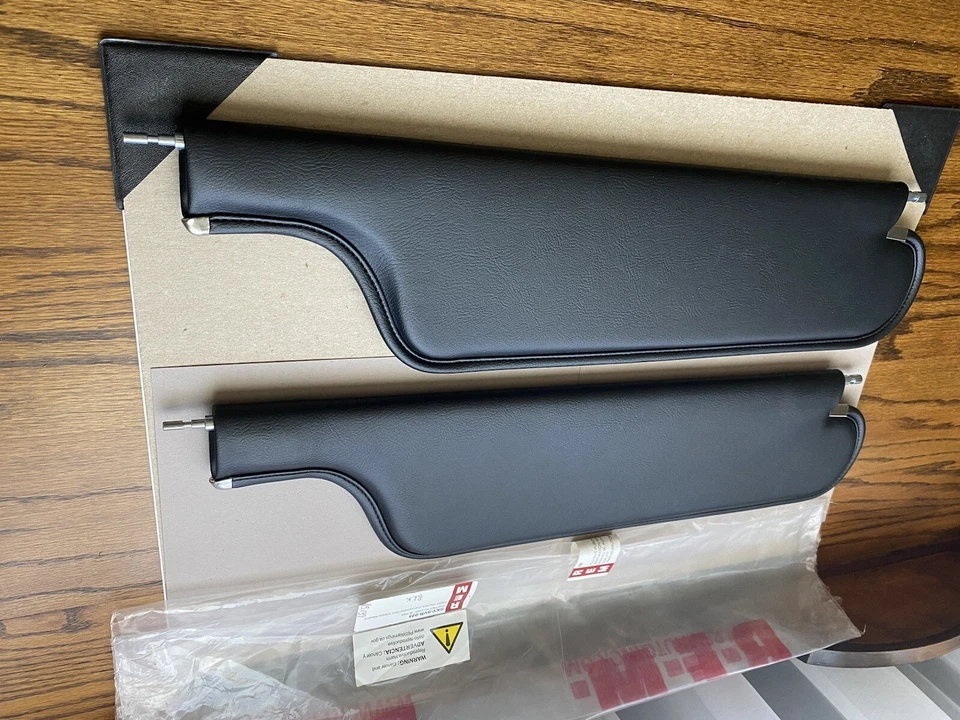 Sun Visors for 1965-1967 Buick Skylark Convertible 2DR Madrid Black - Image 1 of 4