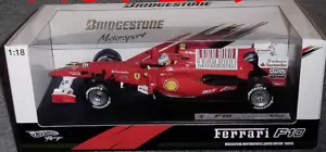 Mattel Hot Wheels Bridgestone 1/18 Ferrari F10 FIgure Alonso F1 GP 2010 - Picture 1 of 3