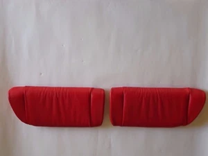 PORSCHE 996 C2 4 996 TURBO S REAR SEAT CENTER SET'S CUSHION CUSTOM CAN RED R - Picture 1 of 11