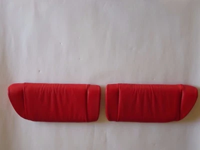 PORSCHE 996 C2 4 996 TURBO S REAR SEAT CENTER SET'S CUSHION CUSTOM CAN RED R - Image 1 of 4