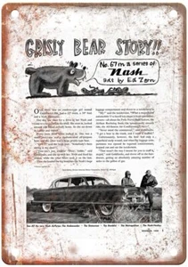Vintage 1954 Nash Automobile Ad Retro Look Reproduction Metal Sign A3696 - Picture 1 of 2