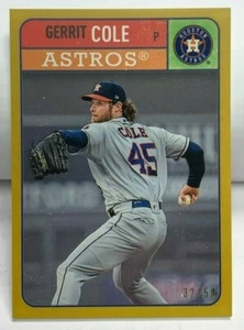 Gerrit Cole 2019 Topps Brooklyn Collection #5 - GOLD Parallel #'d 32/50 - ASTROS - Picture 1 of 2