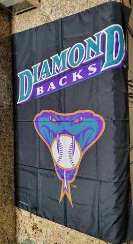 ARIZONA DIAMONDBACKS MLB 40x29 DELUXE FLAG NEW 2002 Cover