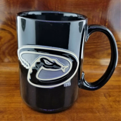 New 2011 MLB 3D Pewter Emblem Arizona Diamondbacks Baseball Coffee Mug Cover