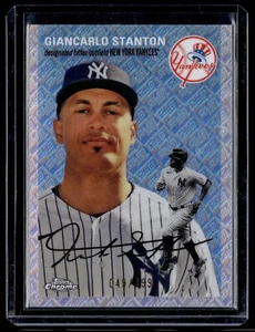2023 Topps Chrome Platinum 399 Giancarlo Stanton Topps Refractor #/499 - Picture 1 of 2