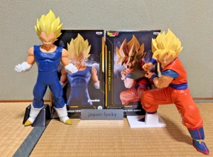 DRAGON BALL Z Grandista SON GOKU VEGETA Super Saiyan Set Figure BANPRESTO Giappone - Foto 1 di 4