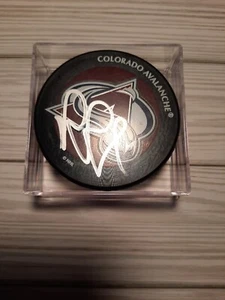 Autographed Rob Blake Hockey Puck. Hand Signed Silver Ink . Includes Puck Case. - Picture 1 of 3