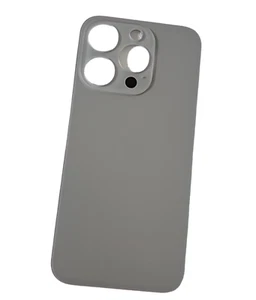 Apple iPhone 15 pro Backcover / Tapa de batería / Parte trasera / Cristal trasero plateado / Pegamento - Imagen 1 de 2