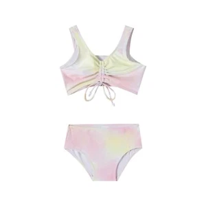 Girls' Swimwear Two Piece Tie dye Pattern Beach Bathing Suit for Girls Toddle... - Picture 1 of 7