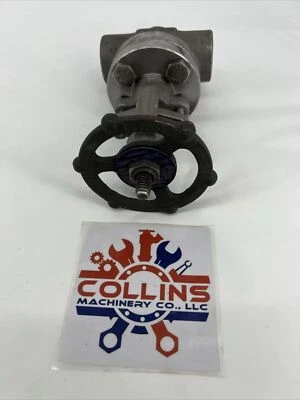 BONNEY FORGE HL18L-NACE-LE Stainless Gate Valve 1" 800 FNPT x SW Ends Trim #12 - Image 1 of 4