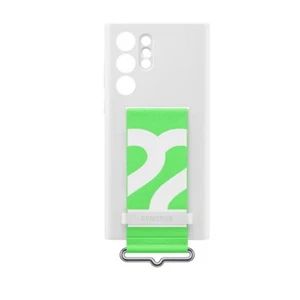 Samsung Galaxy S22 Ultra Wrist Strap Holder Shockproof Soft wristband Case White - Picture 1 of 2