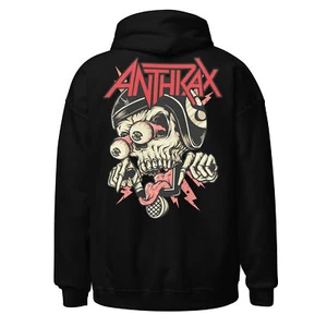 Neu Anthrax Herren Hoodie Sweatshirt mit Taschen S-5XL  - Bild 1 von 11