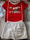 Kids Unisex Welsh Football Kit 3Yrs