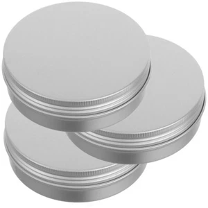 3PCS Soap Boxes Soap Holders Aluminum Storage Boxes Versatile Containers Silver - Picture 1 of 12