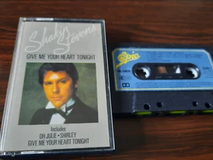 SHAKIN' STEVENS - GIVE ME YOUR HEART TONIGHT - CASSETTE TAPE ALBUM 1982 JULIE - Picture 1 of 1
