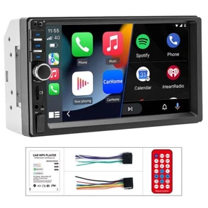 Doppel 2 DIN 7" Autoradio Stereo IOS/Android Carplay Bluetooth Player USB/TF/AUX - Bild 1 von 16