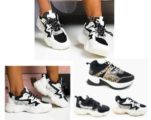 leopard print platform trainers