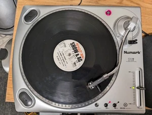 Numark TT USB Professional DJ Turntable Works Needs New Needle Silver  - Picture 1 of 8