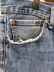 Herren 501 Levis Jeans Größe 36x32-Y2K Button Fly Distressed von Hard Work - Bild 1 von 16